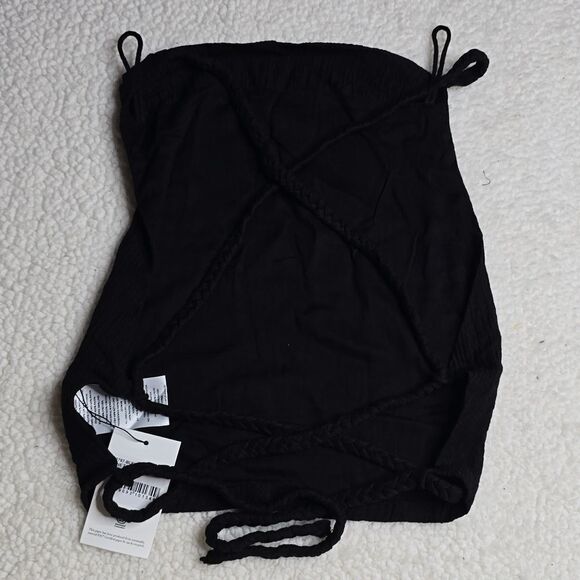 726 NWT FAITHFULL THE BRAND DIONE TOP BLACK SIZE US 2 / XS - Picture 4 of 7